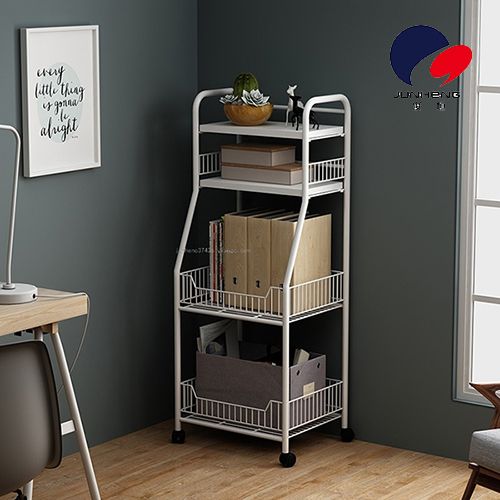 北欧微波炉置物架厨房落地多层蔬菜架放碗盘子锅架多功能收纳神器      A970细节图