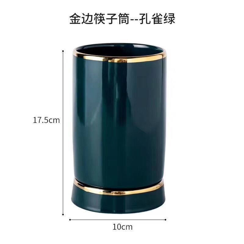 K010-J03渡金筷子筒，每箱24套