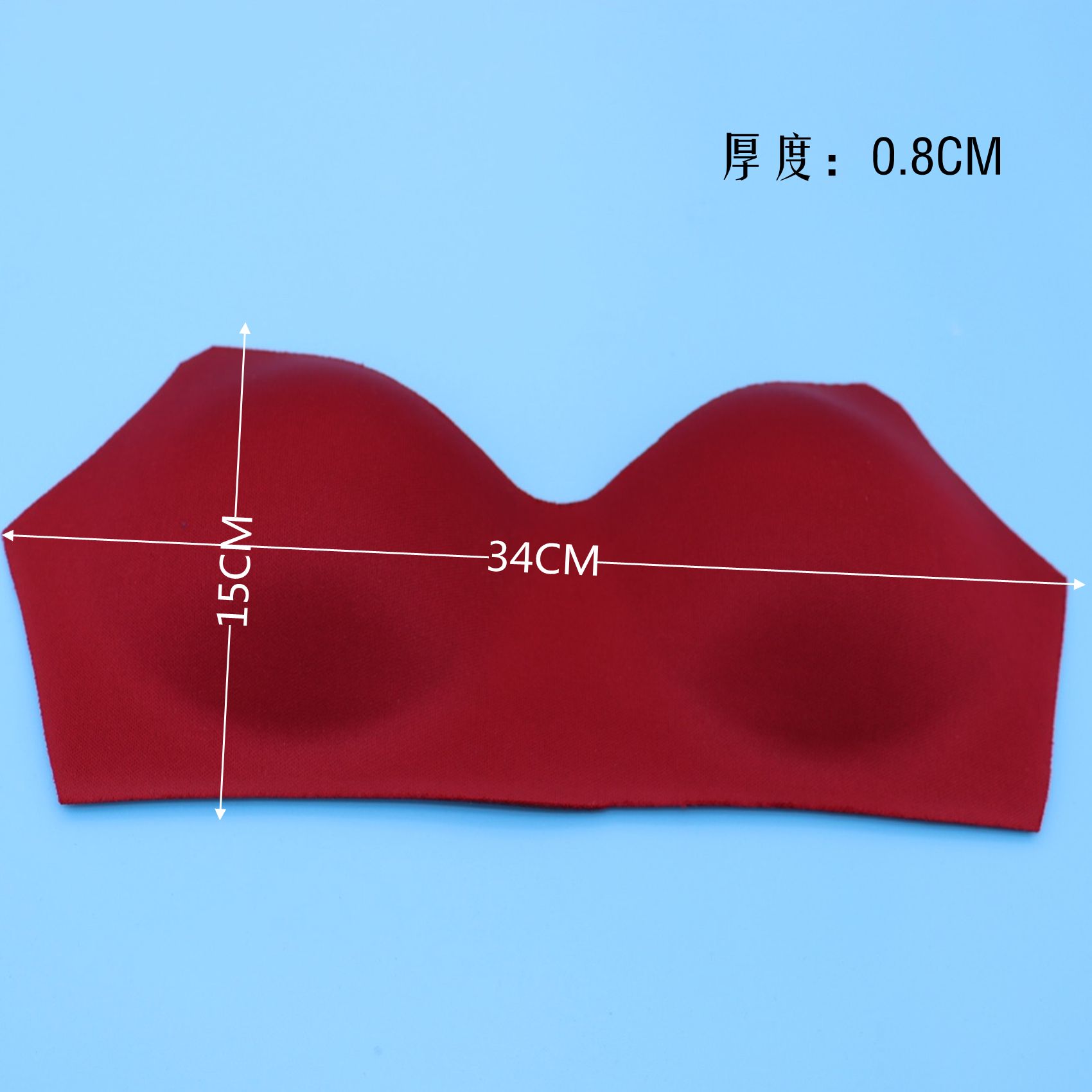 厂家直销高品质舒服多色可选服装辅料半件围罩杯详情图10