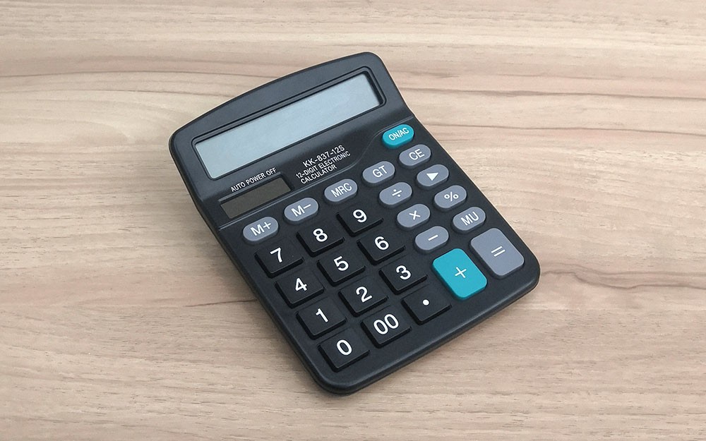 The KK-837-12S solar-powered calculator is a 12-digit display desktop office calculator pic 5