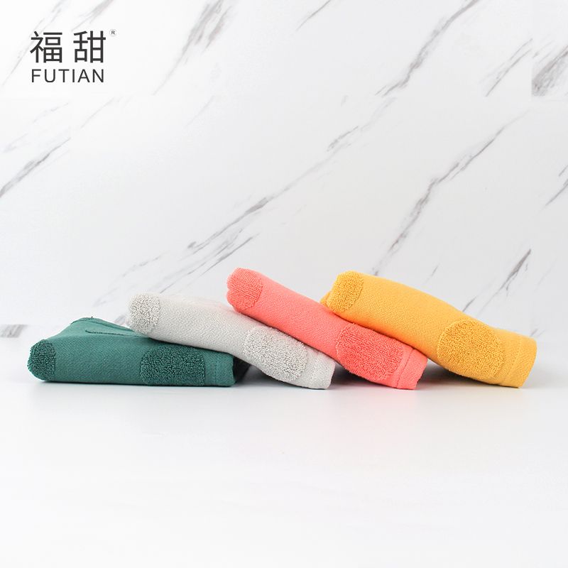 义乌好货-福甜-可爱纱布面巾纯棉洗脸巾棒棒糖贴布面巾情侣毛巾详情图6