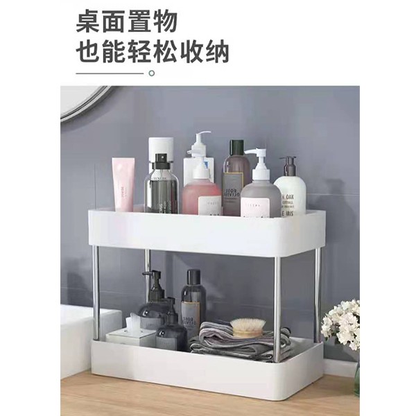 Multi-layer movable storage rack, seasoning rack, kitchen, living room, bedroom, bathroom floor storage rack with wheels A971 detail image 2