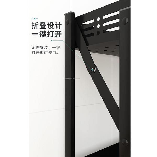 Kitchen storage rack, seasoning bottle storage, desktop seasoning box storage supplies, multi-functional two-layer countertop rack A979 detail image 5
