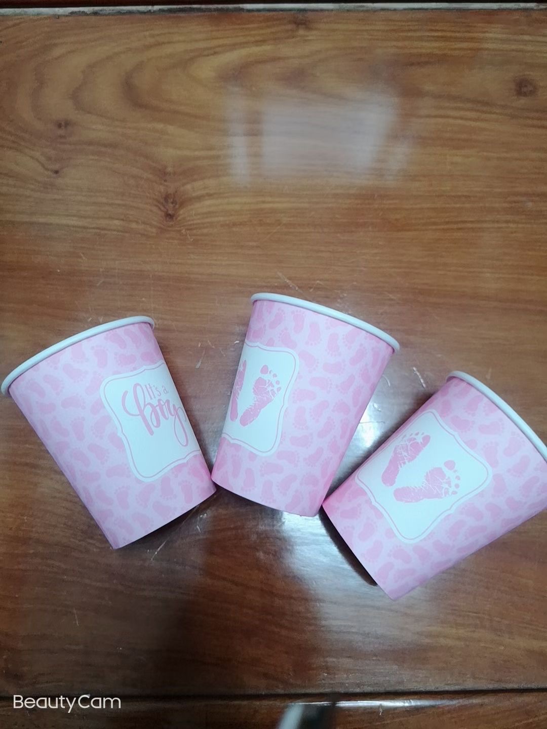 一次性纸杯 9oz环保太阳纸 225ml  8个吸塑包装细节图
