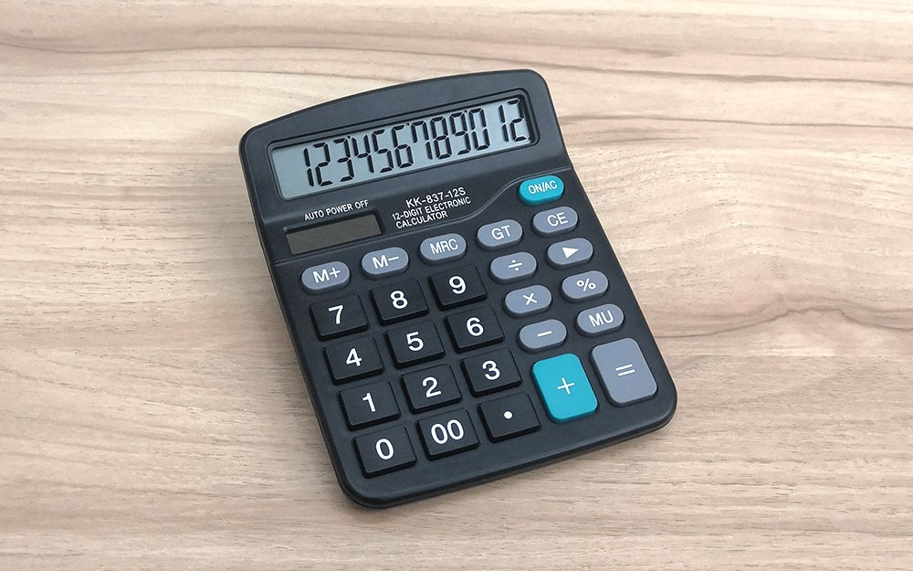 The KK-837-12S solar-powered calculator is a 12-digit display desktop office calculator pic 4