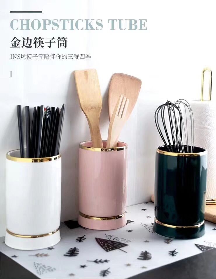 K010-J03渡金筷子筒，每箱24套详情图2