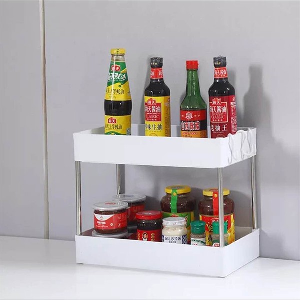 Multi-layer movable storage rack, seasoning rack, kitchen, living room, bedroom, bathroom floor storage rack with wheels A971 detail image 1