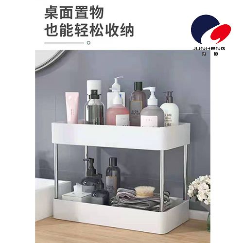 Multi-layer movable storage rack, seasoning rack, kitchen, living room, bedroom, bathroom floor storage rack with wheels A971 details Picture