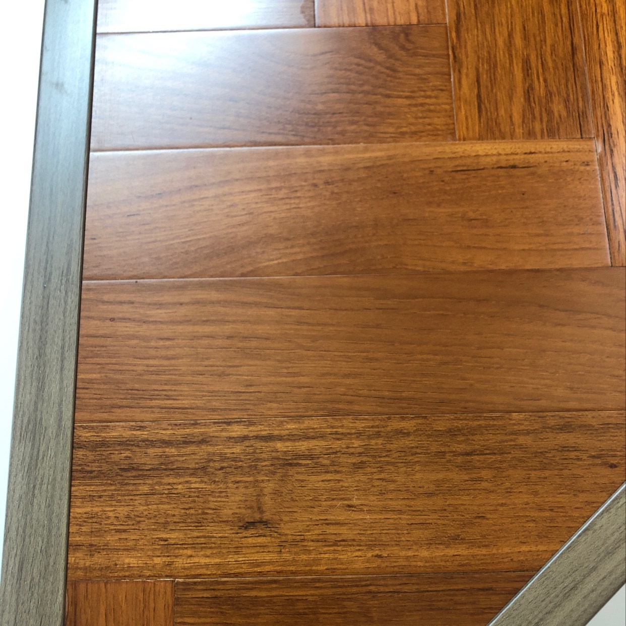柚木北欧美式风格大自然原木色客厅卧室家用原木实木地板强化复合木地板详情图3