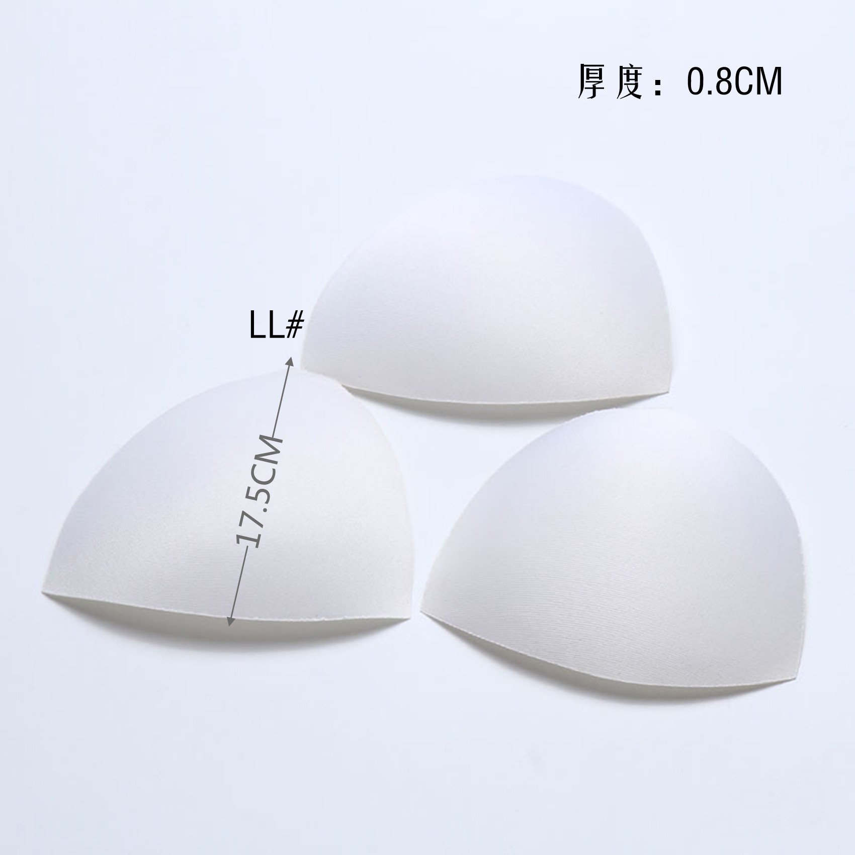 厂家直销高品质舒适服装辅料三角罩杯详情图6