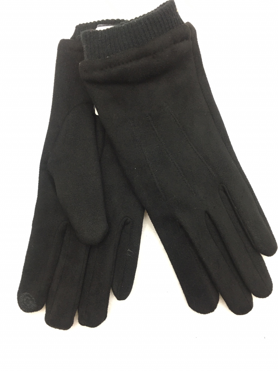 Hombres rokou ciclismo casual comodidad y calor más suave y más grueso polar polar interior ante guantes de piel guantes de pantalla táctil