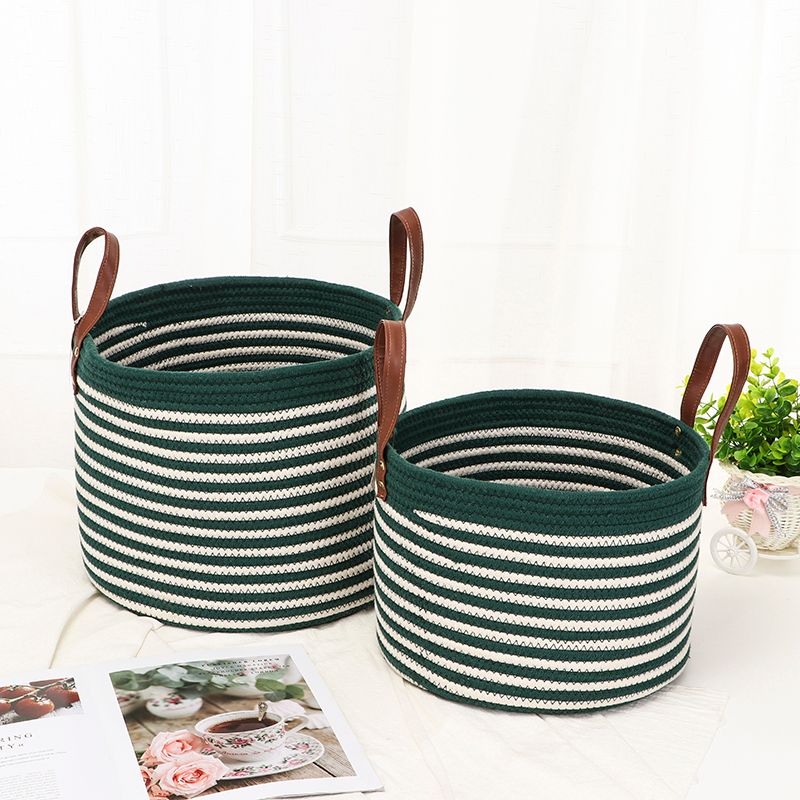 Cotton cord organizer organizer basket laundry basket thumbnail