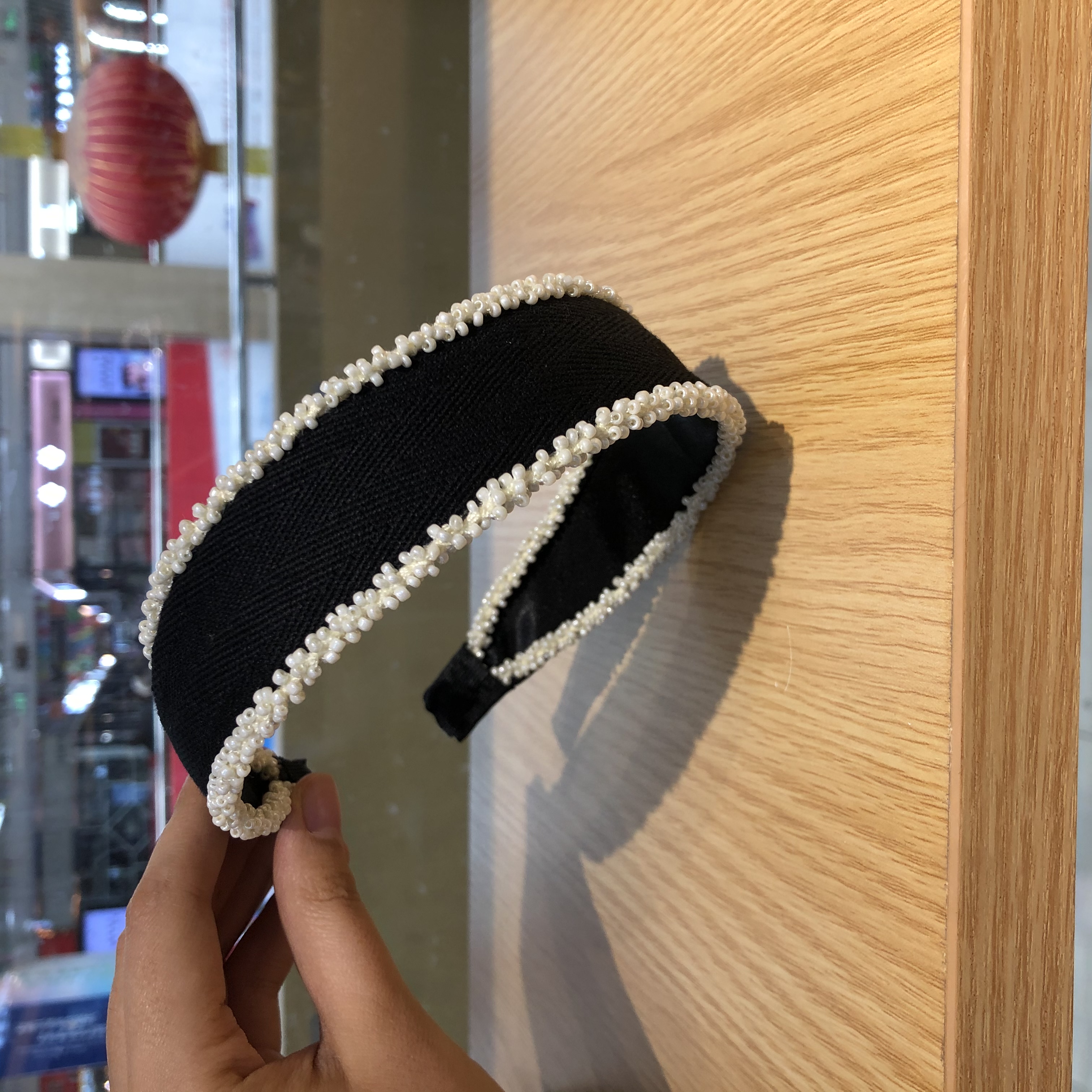 2020 Small Fragrant Wind Rice Bead Headband Colorful And Delicious Super Good Look At All Want Scrunchie details Picture