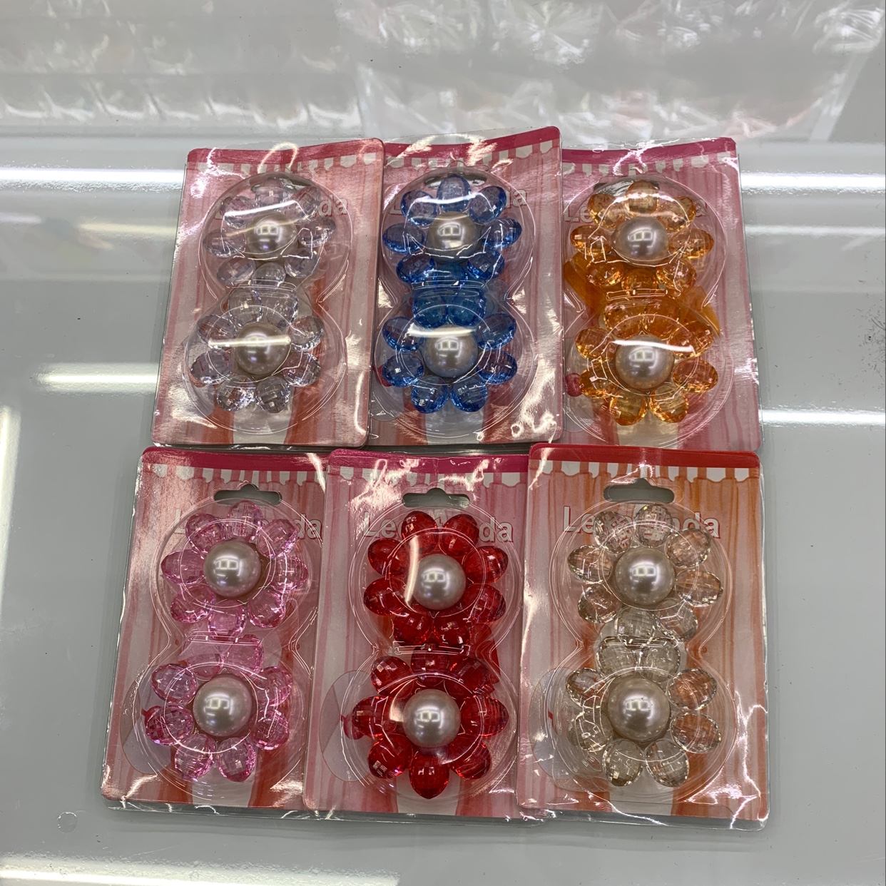 金光花型窗帘扣
