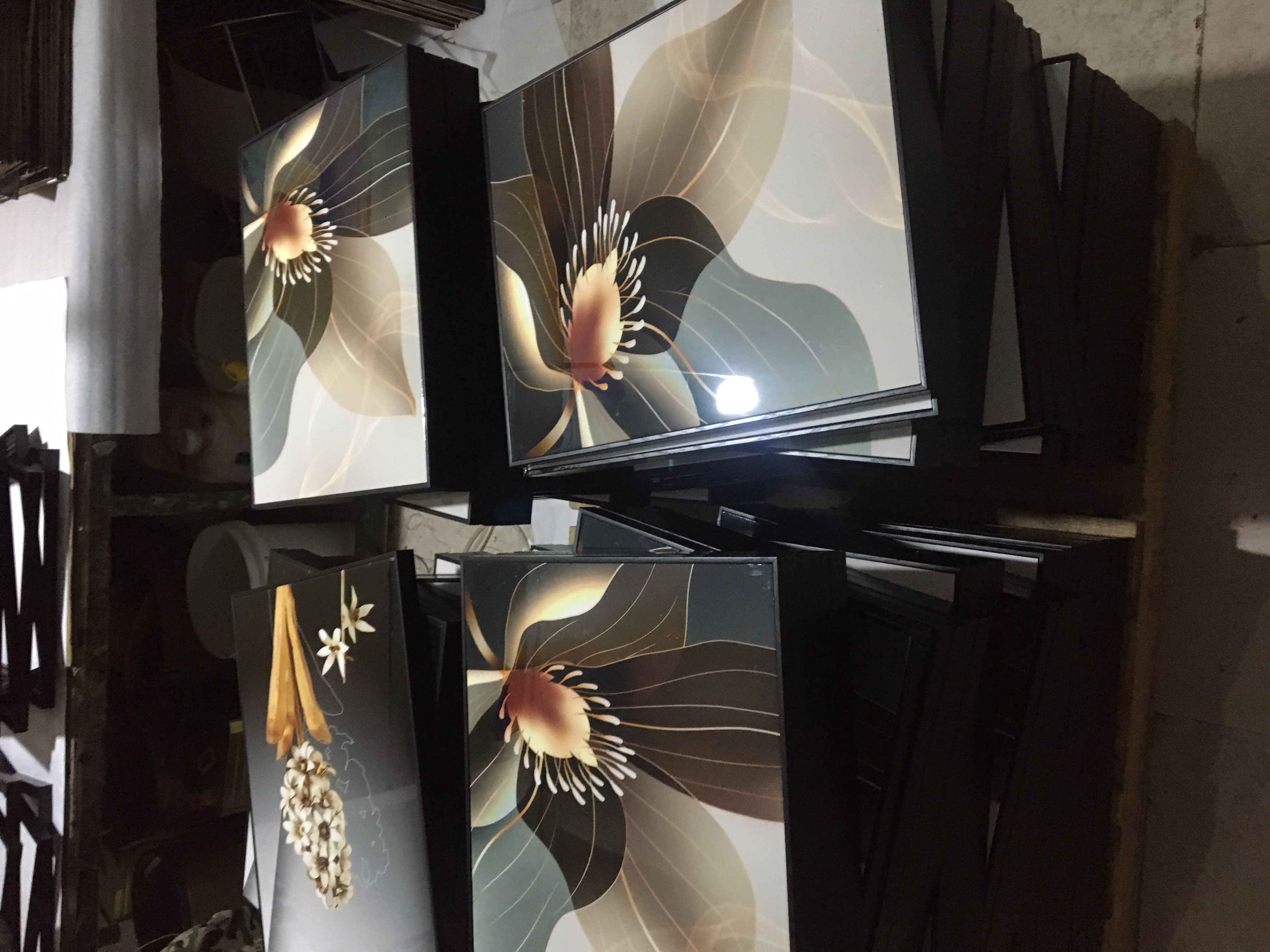 Modern Decorative Painting Dining Room Hanging Painting Bedroom Hallway Painting Application Scenario