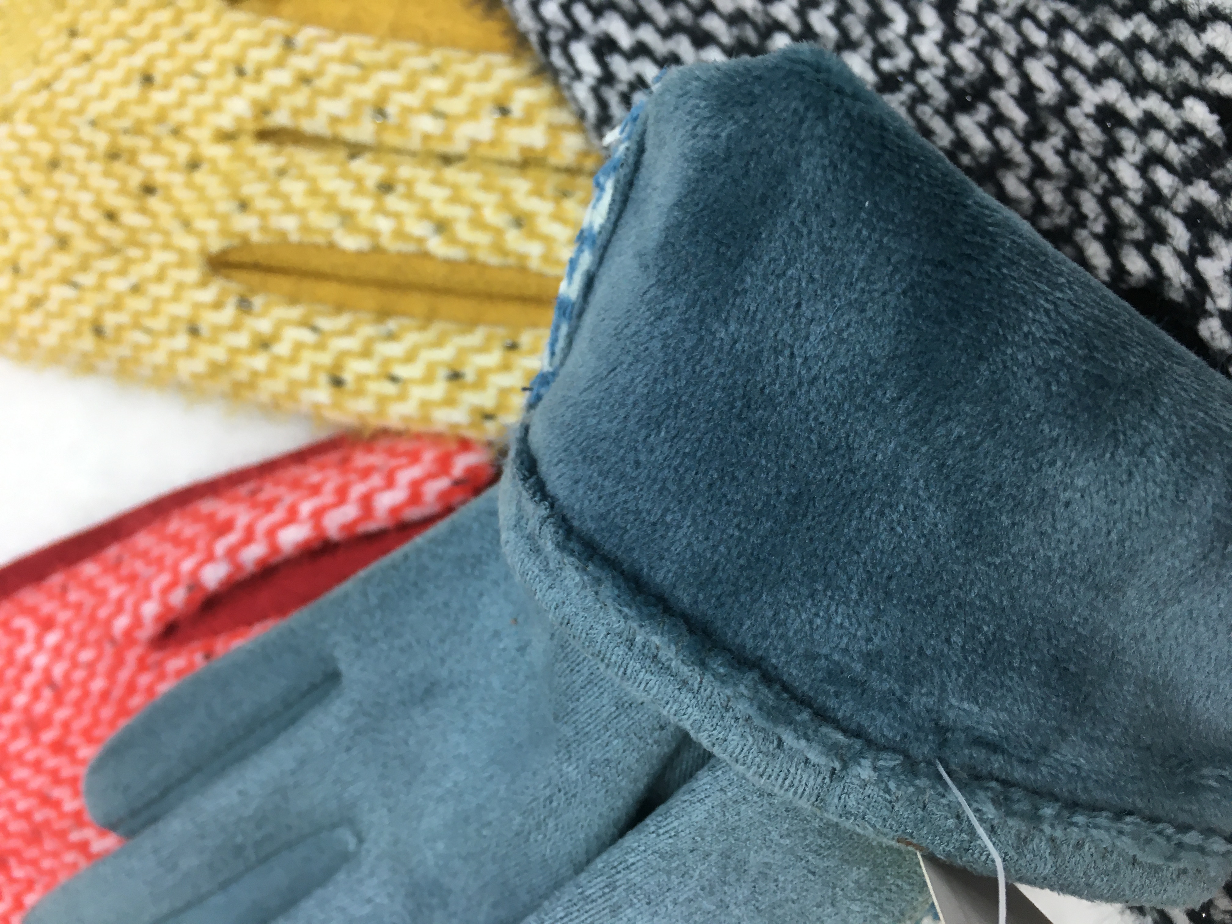Guantes de seda de plata sable versión AB palma ante Application Scenario