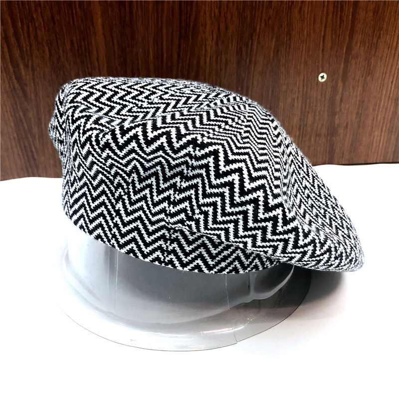 New cashmere and wool one-piece hats for men, Beret hats for grandpas and grandmas, fashionable and warm, essential for winter