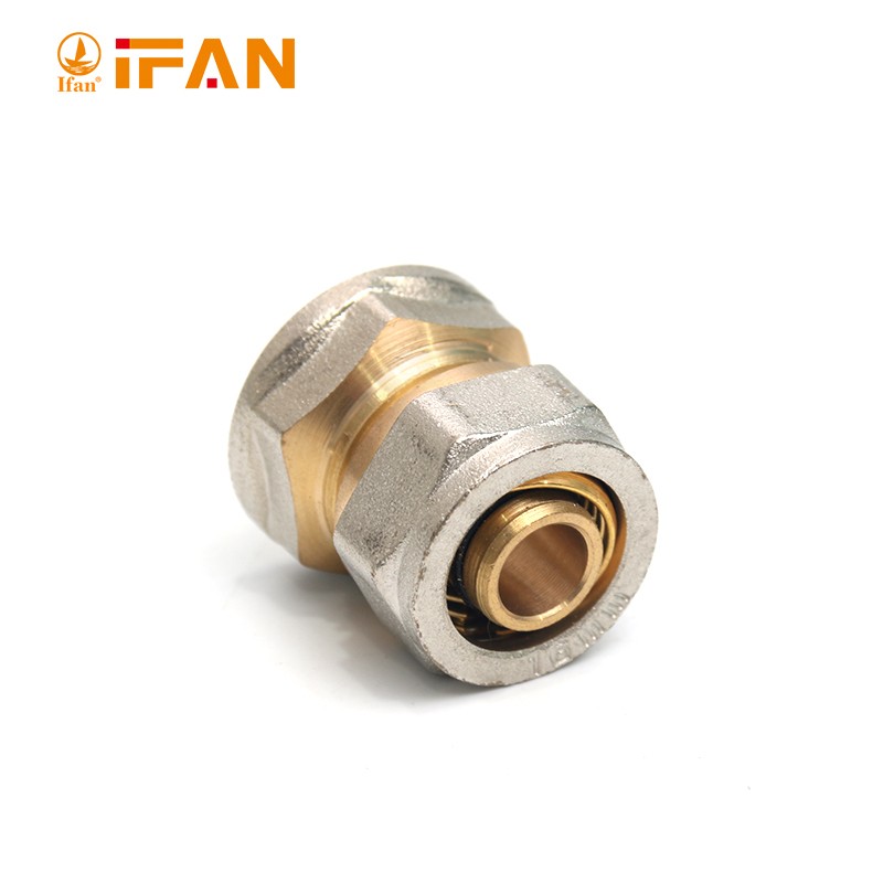 IFAN 1216 太阳能 铝塑管铜接头 热水器 卡套式 铜管件 4分 等径三通 弯头 直接详情16