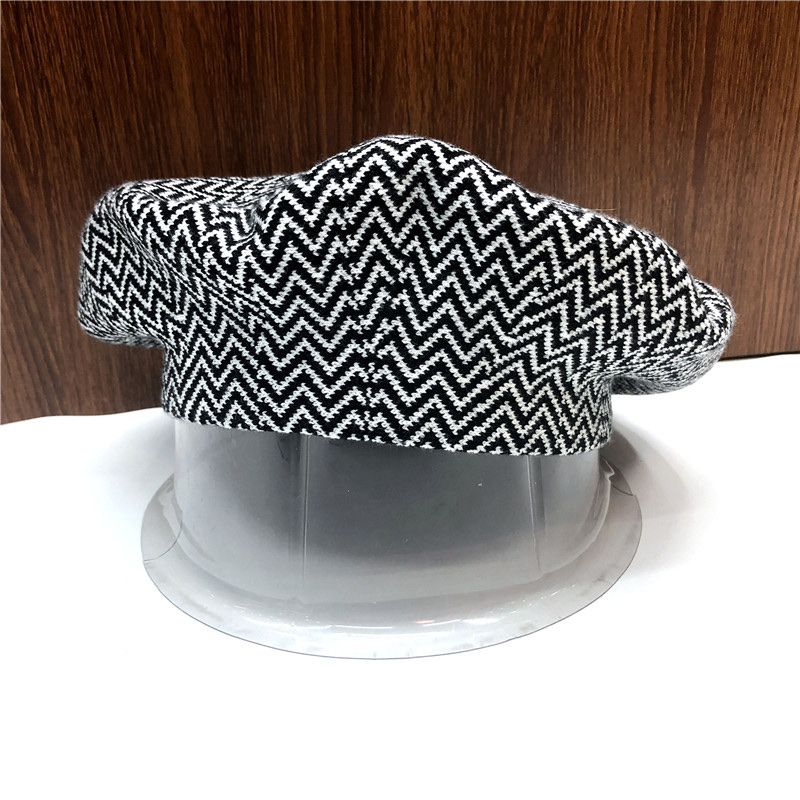 New cashmere and wool one-piece hats for men, Beret hats for grandpas and grandmas, fashionable and warm, essential for winter detail image 1
