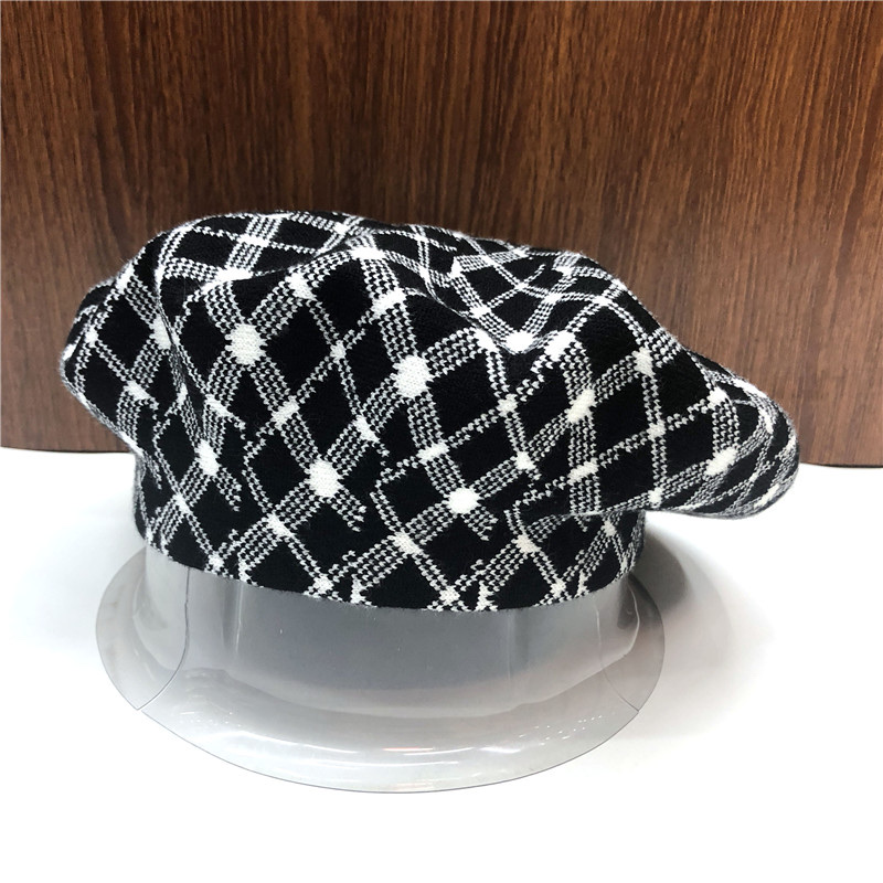 2021 New Cashmere fashionable women's Beret hats for grandmothers and grandfathers, wool hats YG-2021-4 one-piece hat category details Picture