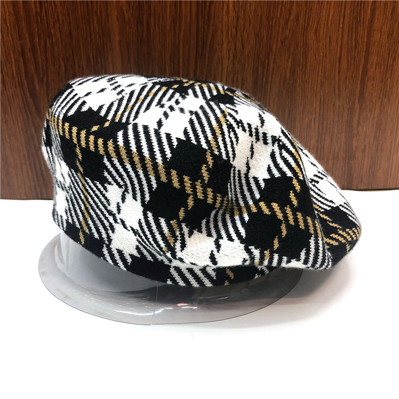 2021 Cashmere Fashion Women's Beret one-piece Hat Grandpa Style Wool Warm Hat Winter New Product YG-2021-2 detail image 1