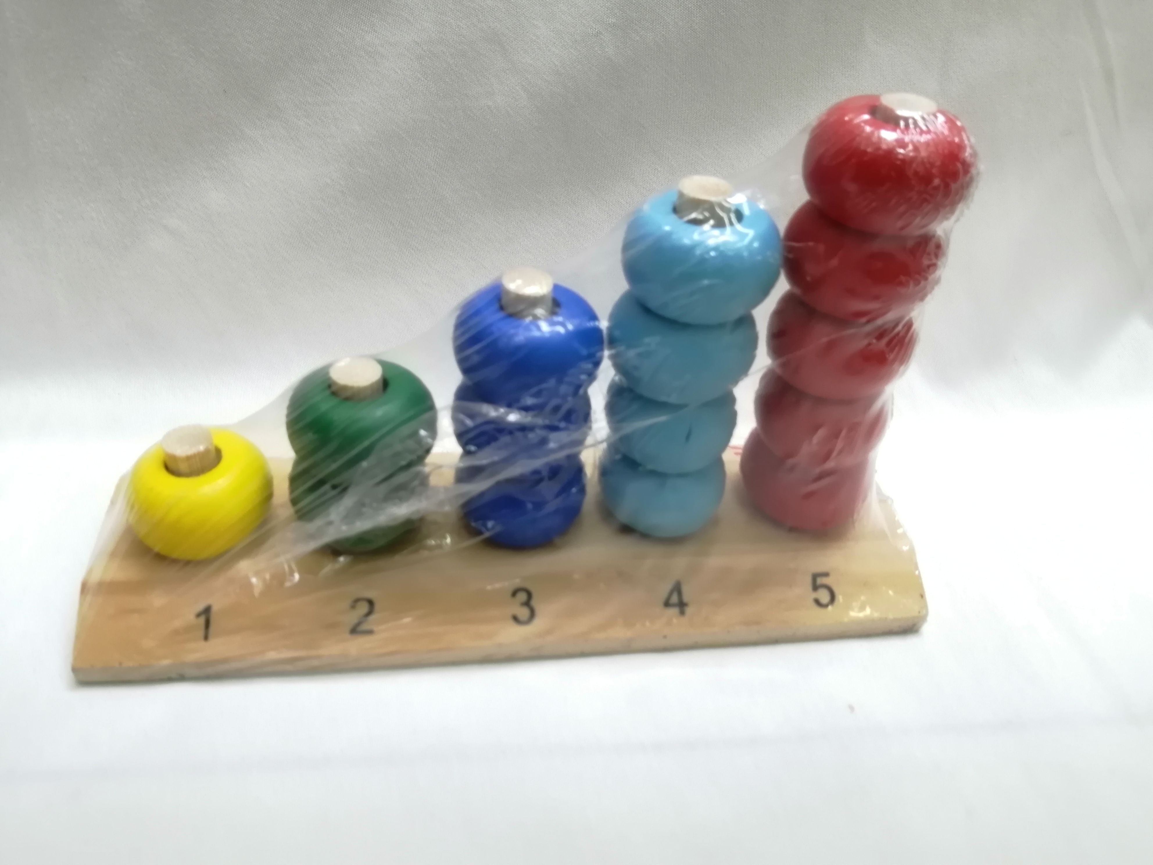 早教教具数数看1-3岁婴幼儿童认知数学积木玩具