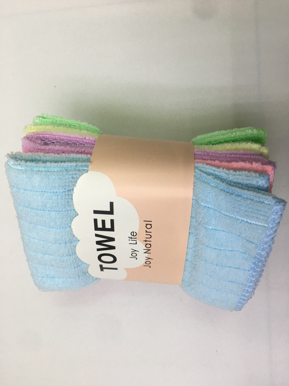 Light Plain Drawn Rag Wipe 5 Pieces