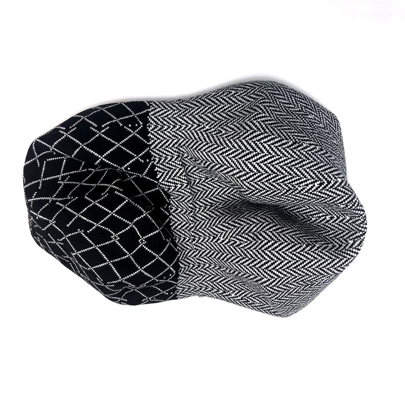 Women's Cashmere Beret one-piece hat 2021 New style Wool Grandpa Hat, fashionable and warm, a must-have for winter YG-2021-3 Item Picture