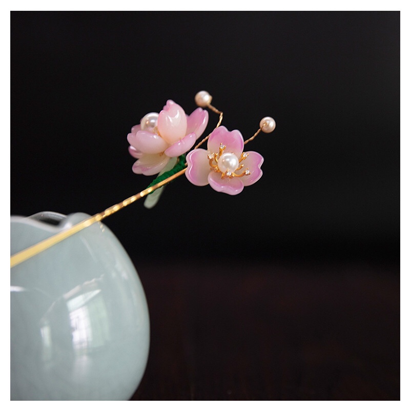 Hanfu ancient style hair pin bronze hairpin thumbnail