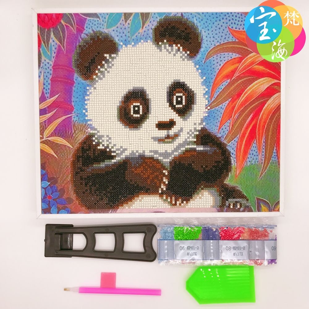 钻石画、皮画实物图