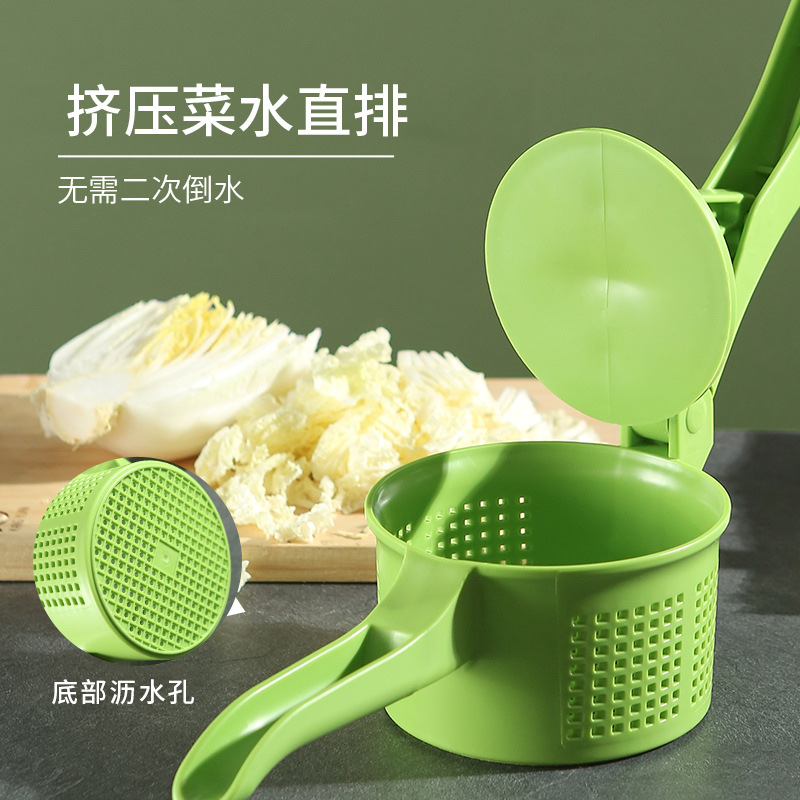 网红款 手压式菜馅挤水器甩白菜馅蔬菜脱水器详情图2
