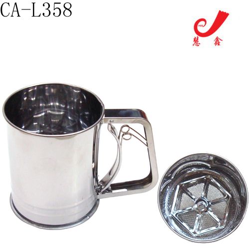 CA-L358 Stainless Steel Flour Sifter (Medium/ 3 layer) thumbnail