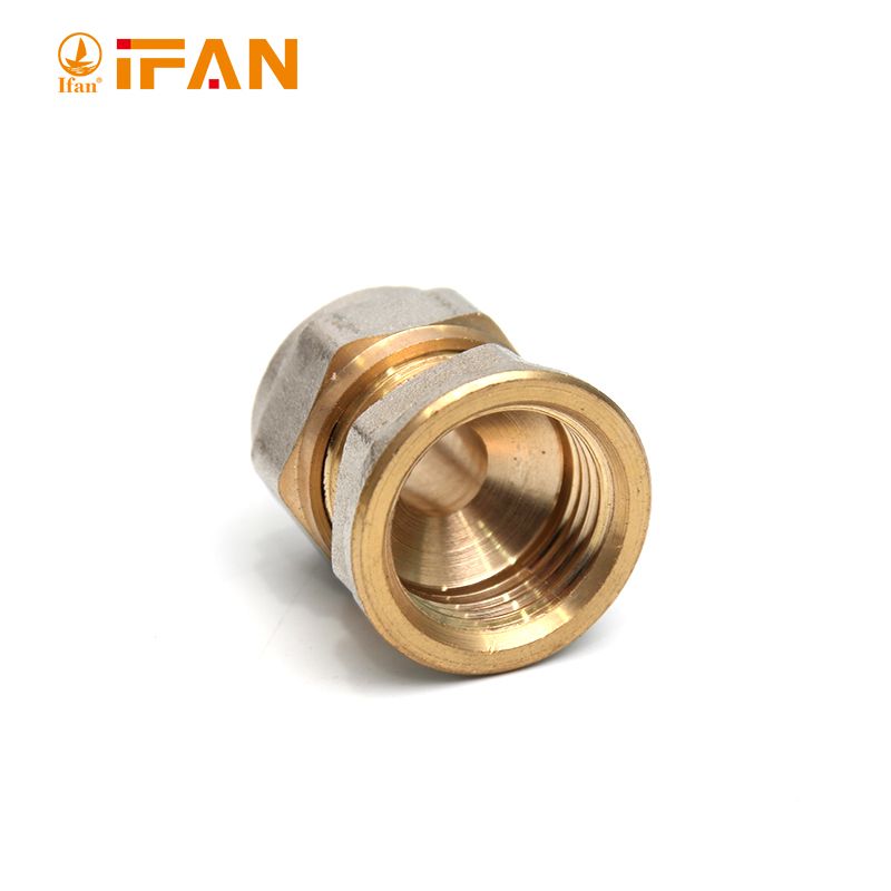 IFAN factory direct sales of copper pipe fittings, double-color ferrule aluminum-plastic pipe fittings S25×3/4"F with direct inner teeth