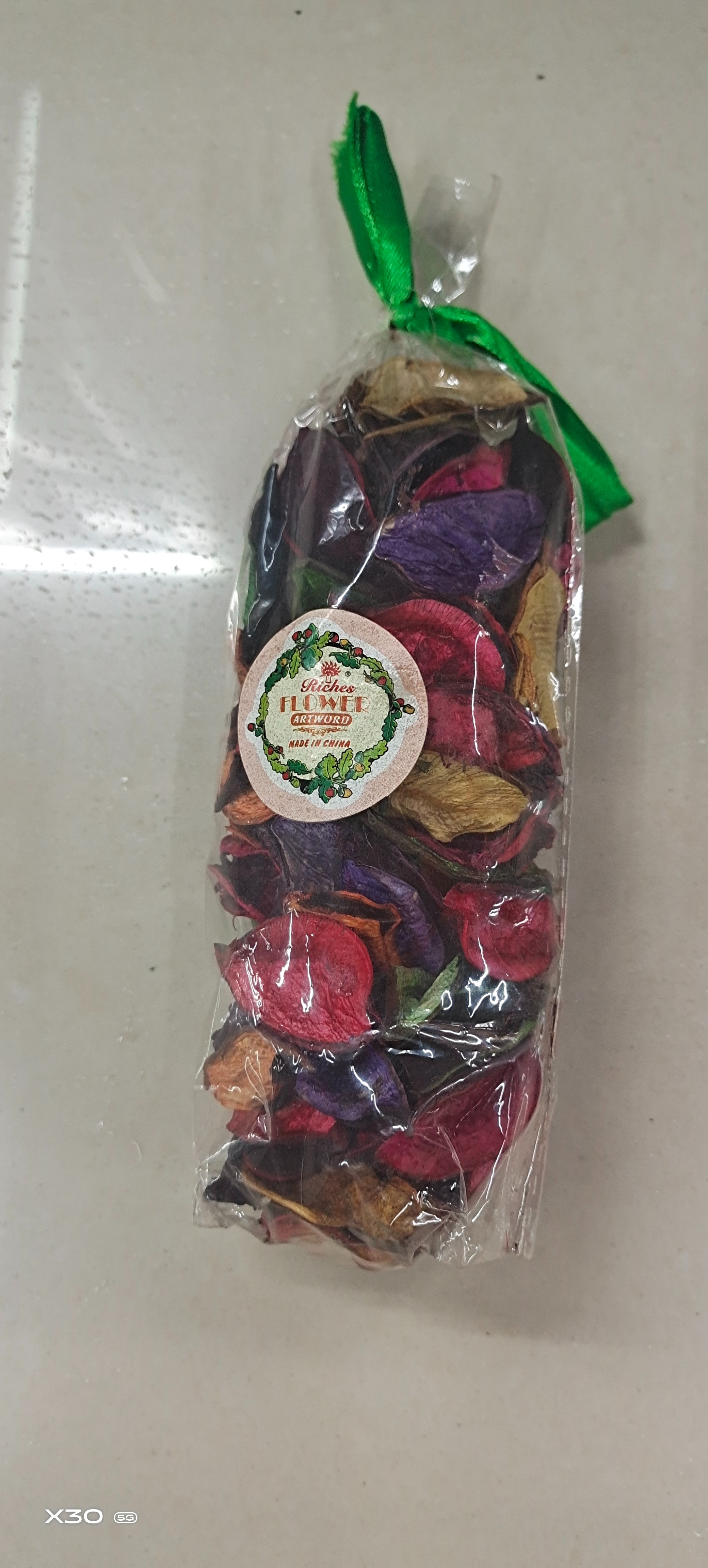 40G Dry Floral Package Aromatherapy Cotton Shell Red Green Yellow Orange Purple Green Color Bulk Home Decoration Item Picture