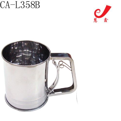 CA-L359 Stainless Steel Flour Sifter (LARGE/ 2 layer) thumbnail