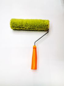 Roller brush cotton thread long hair solvent resistant latex paint exterior waterproofing paint thickened roller brush 9 inches fruit green