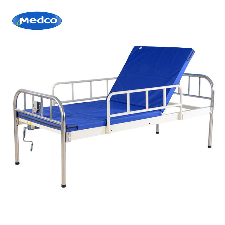 Hot Sale Single Crank Function Manual Hospital Bed With Cheap Price thumbnail