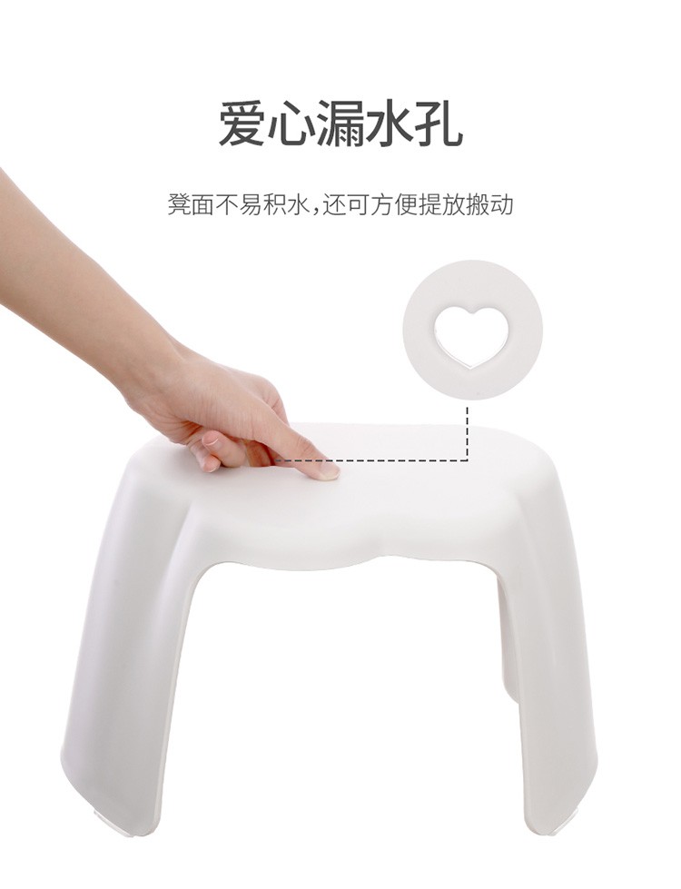 小凳子家用板凳客厅创意简约可爱儿童塑料北欧网红ins椅子矮凳详情图3
