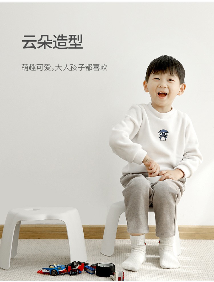 小凳子家用板凳客厅创意简约可爱儿童塑料北欧网红ins椅子矮凳详情图2