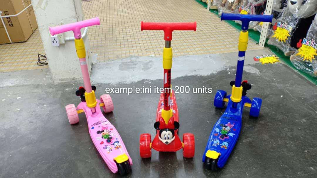 Donald Duck folding meter-high cart