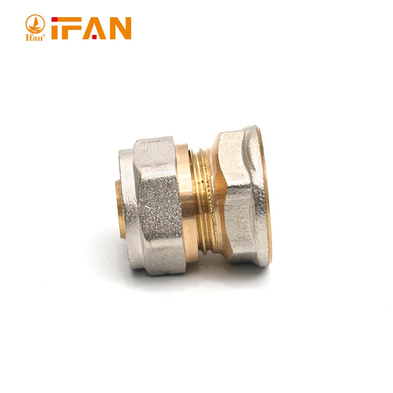 IFAN factory direct sales of copper pipe fittings, double-color ferrule aluminum-plastic pipe fittings S25×3/4