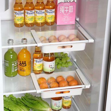 Refrigerator food compartments sorting out drawer type egg box storage box egg tray household fruit tray hanging