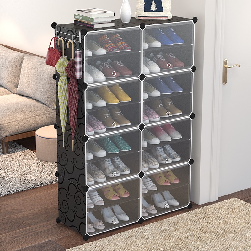 健利防尘鞋架多层塑料鞋柜简易现代经济型包邮家用省空间门厅柜详情图7