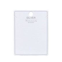 S925耳环卡纸可挂高档定制耳饰品包装耳钉标签硬纸板后挂卡片