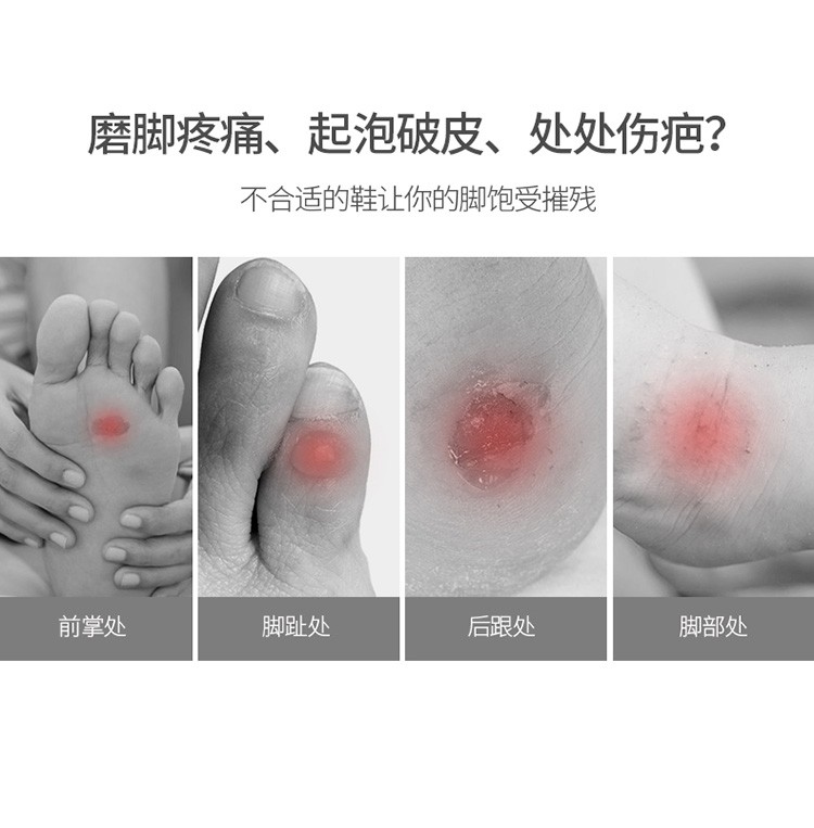 防磨后跟贴多功能隐形防磨神器防滑防掉跟隐形鞋贴男女（多功能防磨贴1米硅凝胶款）详情图2