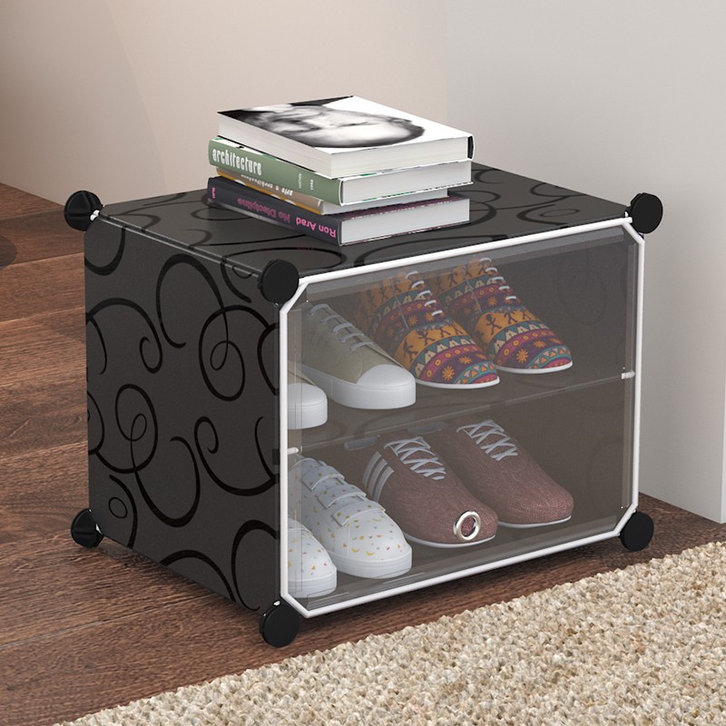 健利防尘鞋架多层塑料鞋柜简易现代经济型包邮家用省空间门厅柜详情图1