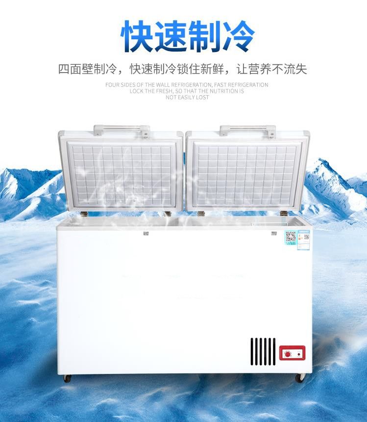 BD-738/GF-2900 freezer, large-capacity single-temperature freezing and refrigeration cabinet, tea and meat cabinet, 1925*805*920mm Application Scenario