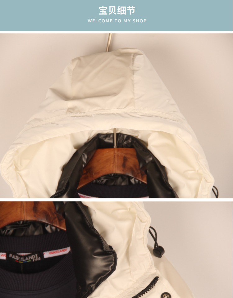 Down jackets for children aged 12 to 15 detail image 3