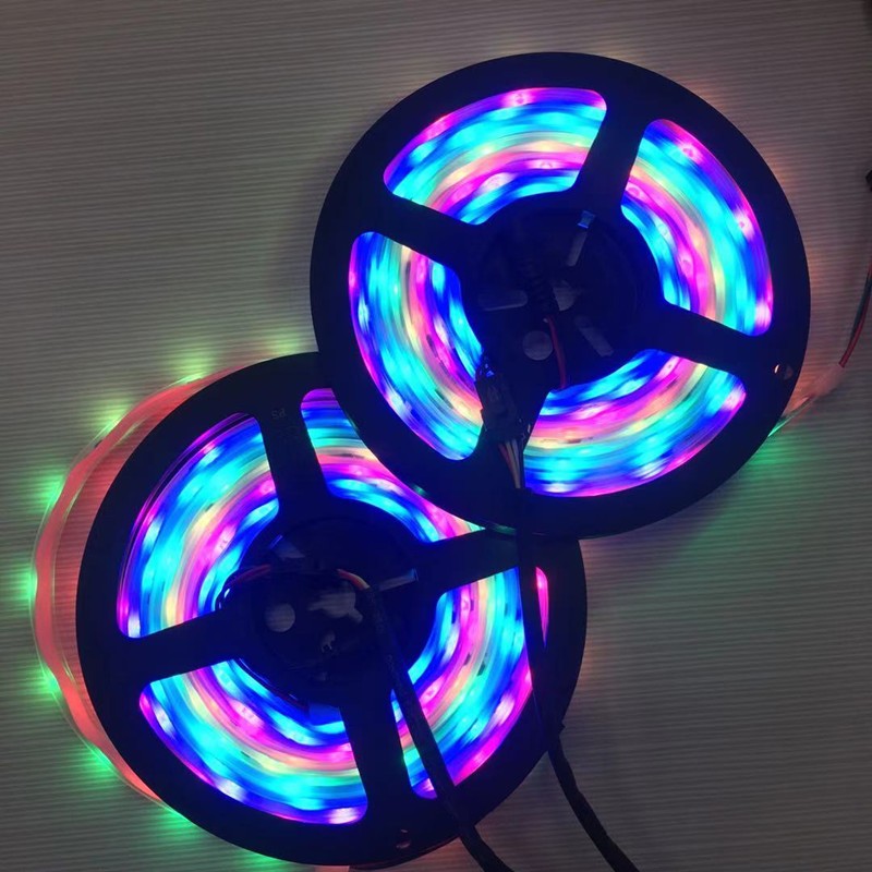 LED七彩灯带12V遥控幻彩灯条多模式套管灯条10米彩灯防水详情图8