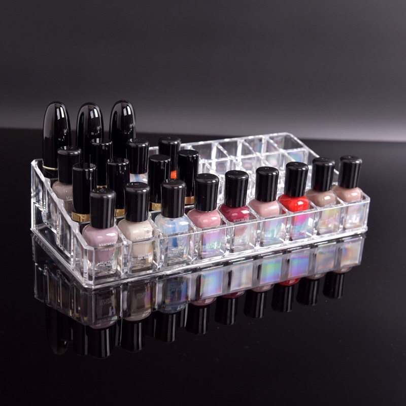 加厚36格口红收纳盒化妆护肤品透明亚克力唇膏桌面收纳详情图5